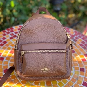 Coach Brown Mini Charlie Backpack
